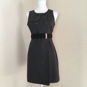 J. Crew Wool Trench Career Lined Dress Size 6